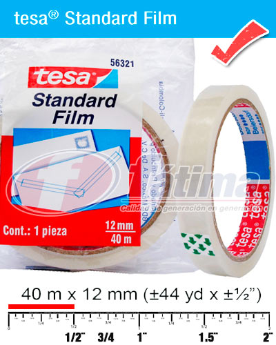 transparente tesa 51124-00007-01 color Dispensador de cinta adhesiva 